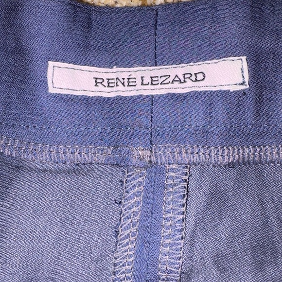 René Lezard Blue Linen Blend Pants – Approx. US Size 6 - Picture 4 of 7